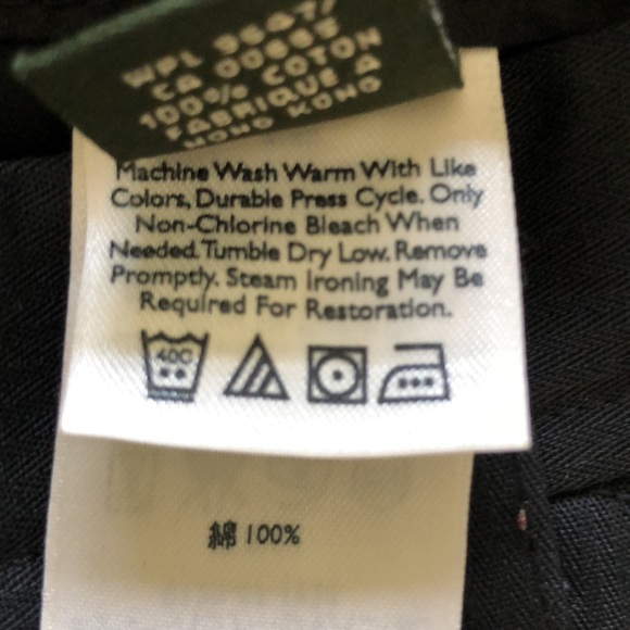 Eddie Bauer Wrinkle Resistant Black Pants - Picture 7 of 8